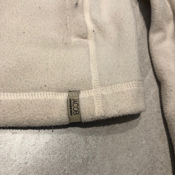 Jacob Cream Zip Up Fleece Sweater - Picture 4 of 4